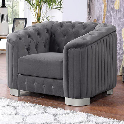 CASTELLON Chair, Dark Gray - Time 2 Sleep (West Covina, CA)