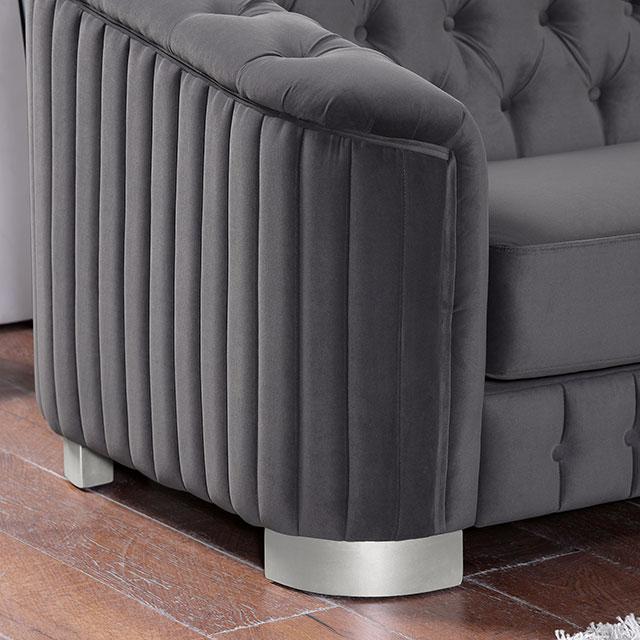 CASTELLON Chair, Dark Gray - Time 2 Sleep (West Covina, CA)