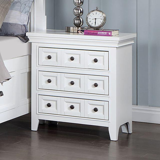 CASTILE Night Stand w/ USB, White - Time 2 Sleep (West Covina, CA)