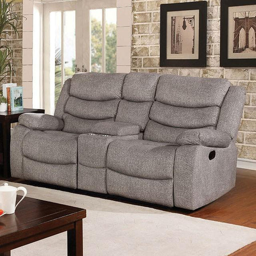 Castleford Light Gray Console Love Seat - Time 2 Sleep (West Covina, CA)