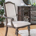 ARCADIA Rustic Natural Tone/ Ivory Arm Chair (2/CTN) - Time 2 Sleep (West Covina, CA)