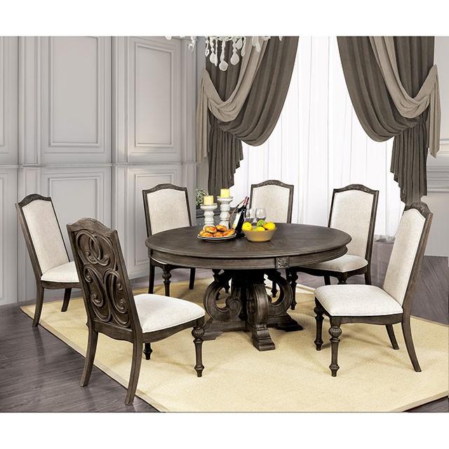 Arcadia Rustic Natural Tone Round Dining Table - Time 2 Sleep (West Covina, CA)