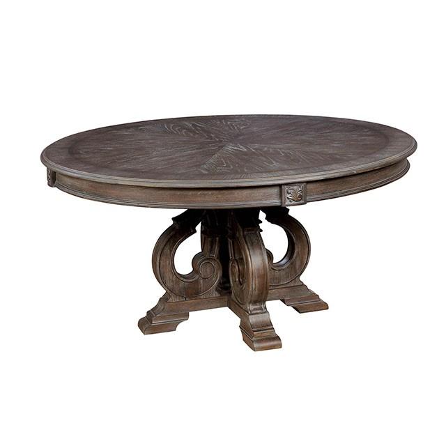 Arcadia Rustic Natural Tone Round Dining Table - Time 2 Sleep (West Covina, CA)
