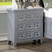 CASTLILE Night Stand w/ USB, Gray - Time 2 Sleep (West Covina, CA)