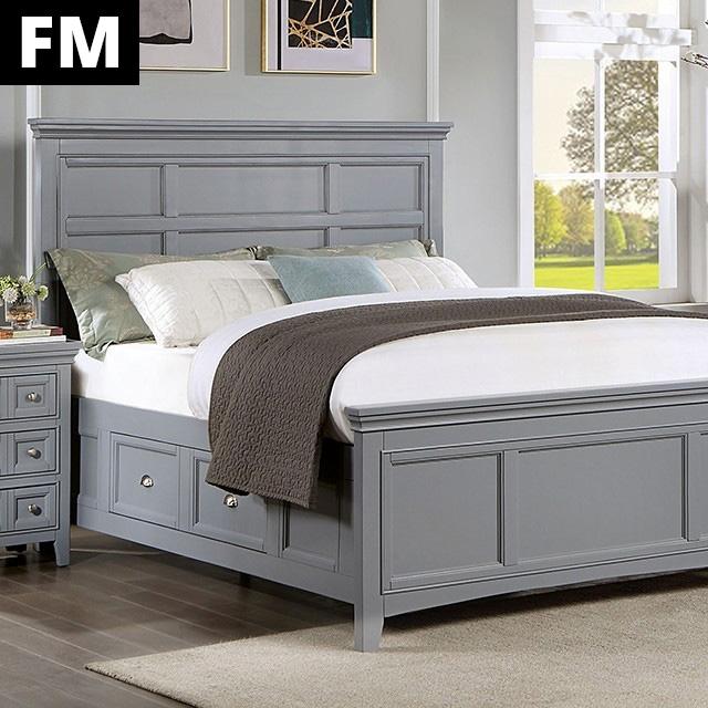 Castlile Bed Grey - Time 2 Sleep (West Covina, CA)