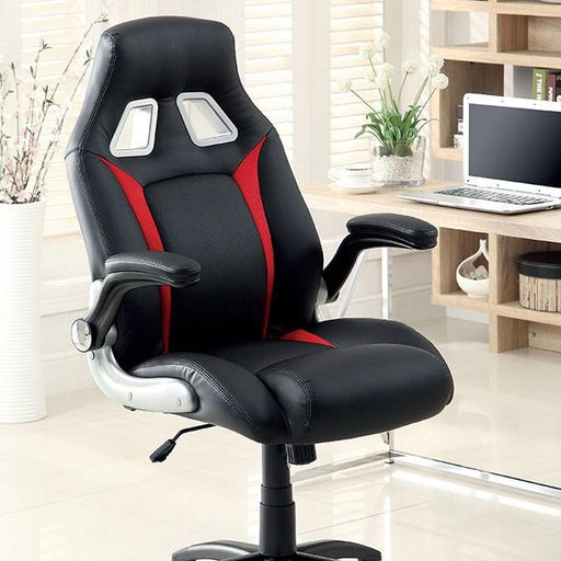 Argon Black/Silver/Red Office Chair - Time 2 Sleep (West Covina, CA)