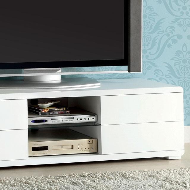 Cerro White 59" TV Console, White - Time 2 Sleep (West Covina, CA)