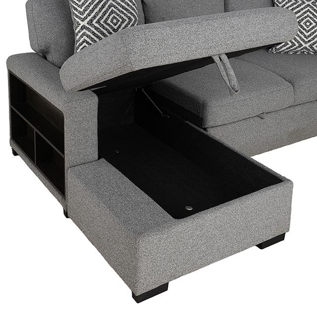 Chatham Sectional Gray - Time 2 Sleep (West Covina, CA)