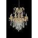 Christiana Gold 35"H Ceiling Lamp Gold, Hanging Crystal - Time 2 Sleep (West Covina, CA)