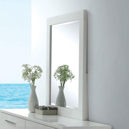Christie Glossy White Mirror - Time 2 Sleep (West Covina, CA)