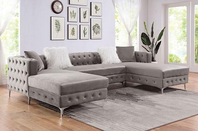 CIABATTONI Sectional, Gray - Time 2 Sleep (West Covina, CA)