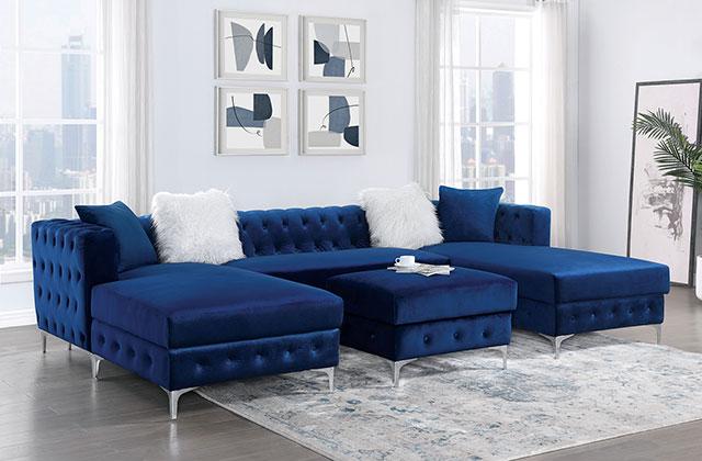 CIABATTONI Sectional, Navy - Time 2 Sleep (West Covina, CA)