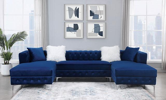 CIABATTONI Sectional, Navy - Time 2 Sleep (West Covina, CA)