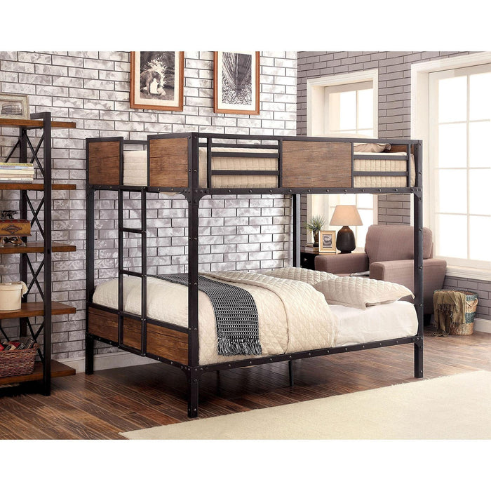CLAPTON Black Full/Full Bunk Bed - Time 2 Sleep (West Covina, CA)