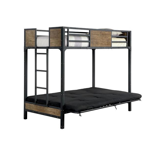 CLAPTON Black Twin Bed w/ Futon Base - Time 2 Sleep (West Covina, CA)