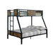 CLAPTON Black Twin/Full Bunk Bed - Time 2 Sleep (West Covina, CA)