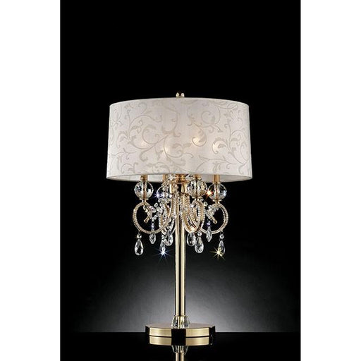 Deborah Gold 33"H Gold Table Lamp - Time 2 Sleep (West Covina, CA)