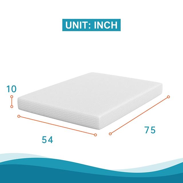 Artemisia 10" E.King, Full, Twin, & Queen Memory Foam Mattress - Time 2 Sleep (West Covina, CA)