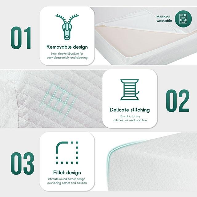 Artemisia 6" Full, Queen, & Twin Memory Foam Mattress - Time 2 Sleep (West Covina, CA)