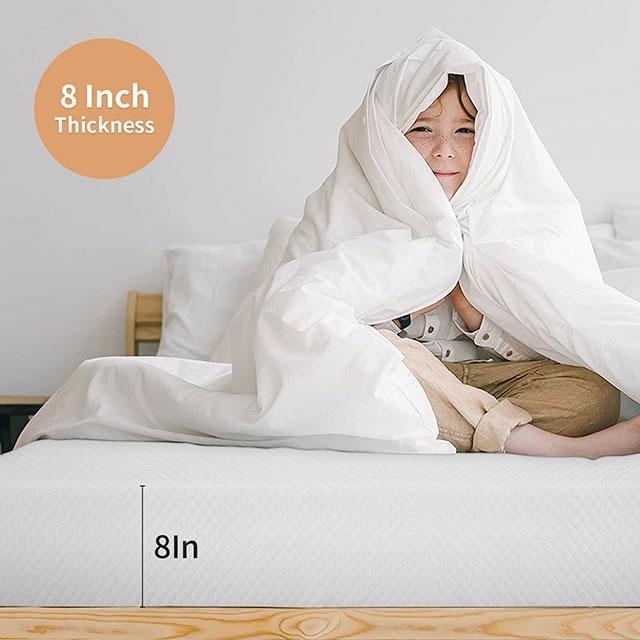 Artemisia 8" Cal. King, E.King, Full, & Queen Memory Foam Mattress - Time 2 Sleep (West Covina, CA)