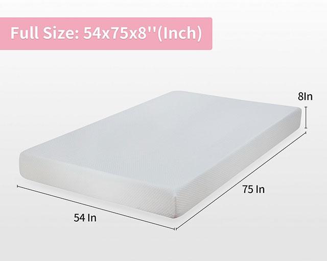 Artemisia 8" Cal. King, E.King, Full, & Queen Memory Foam Mattress - Time 2 Sleep (West Covina, CA)