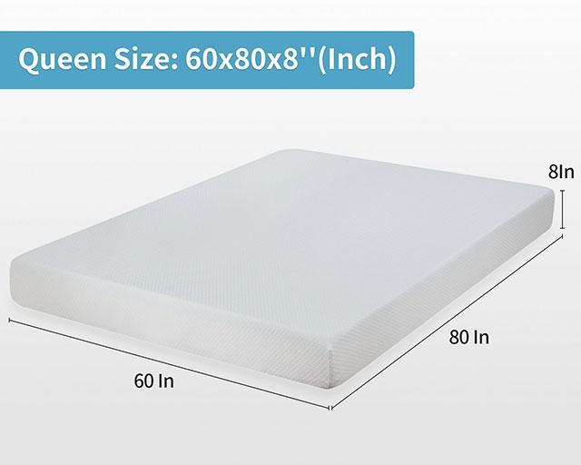 Artemisia 8" Cal. King, E.King, Full, & Queen Memory Foam Mattress - Time 2 Sleep (West Covina, CA)
