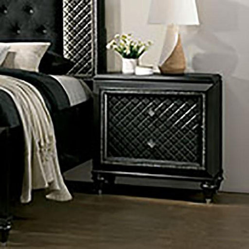 Demetria Metallic Gray Night Stand - Time 2 Sleep (West Covina, CA)