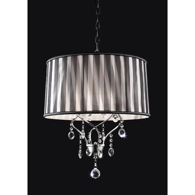 Arya Black/Chrome Ceiling Lamp, Hanging Crystal - Time 2 Sleep (West Covina, CA)