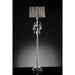 Arya Black/Chrome Floor Lamp, Hanging Crystal - Time 2 Sleep (West Covina, CA)