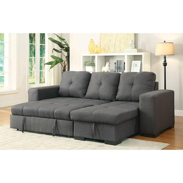 DENTON Sectional, Gray - Time 2 Sleep (West Covina, CA)
