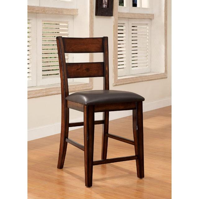 DICKINSON II Dark Cherry Counter Ht. Chair (2/CTN) - Time 2 Sleep (West Covina, CA)