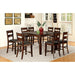 DICKINSON II Dark Cherry Counter Ht. Chair (2/CTN) - Time 2 Sleep (West Covina, CA)