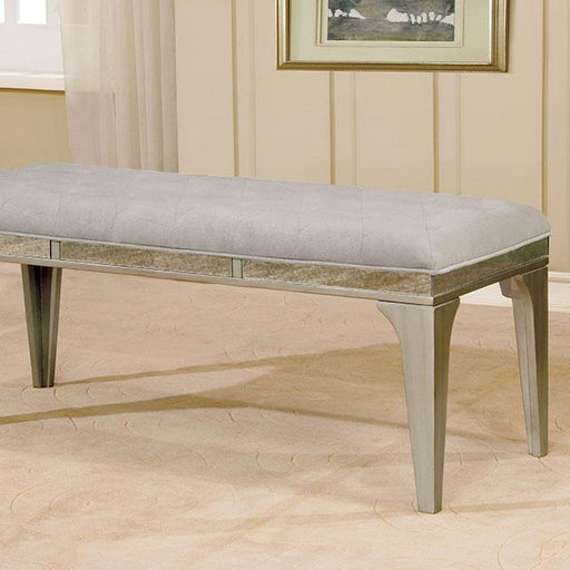 DIOCLES Silver/Light Gray Bench - Time 2 Sleep (West Covina, CA)