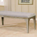 DIOCLES Silver/Light Gray Bench - Time 2 Sleep (West Covina, CA)