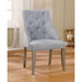 DIOCLES Silver/Light Gray Side Chair (2/CTN) - Time 2 Sleep (West Covina, CA)