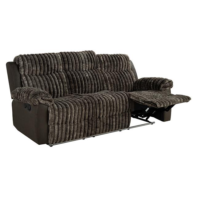 Dionysus Manual Reclining Sofa Brown - Time 2 Sleep (West Covina, CA)