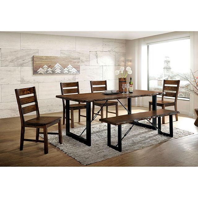 Dulce Walnut/Black Dining Table - Time 2 Sleep (West Covina, CA)