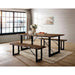 Dulce Walnut/Black Dining Table - Time 2 Sleep (West Covina, CA)