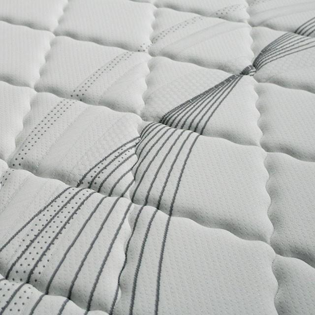 EDREA White/Gray 10" Tight Top Pocket Coil, Full - Time 2 Sleep (West Covina, CA)