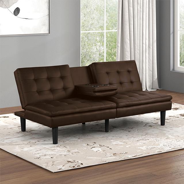 Eidsberg Futon Sofa Bed Orange, Grey, Brown, & Black - Time 2 Sleep (West Covina, CA)
