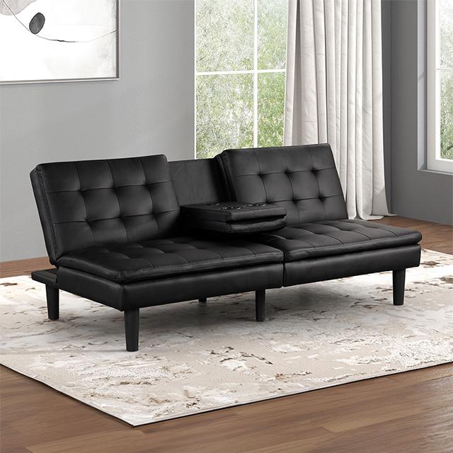 Eidsberg Futon Sofa Bed Orange, Grey, Brown, & Black - Time 2 Sleep (West Covina, CA)