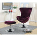 Eloise Purple Accent Chair w/ Ottoman - Time 2 Sleep (West Covina, CA)