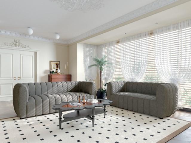 AVERSA Sofa, Black, Gray, & White - Time 2 Sleep (West Covina, CA)