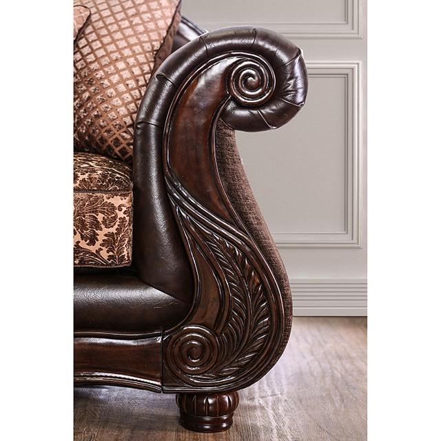 ELPIS Brown/Espresso Love Seat - Time 2 Sleep (West Covina, CA)