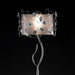 Elva Silver/Chrome Floor Lamp, Double Shade - Time 2 Sleep (West Covina, CA)