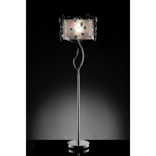 Elva Silver/Chrome Floor Lamp, Double Shade - Time 2 Sleep (West Covina, CA)