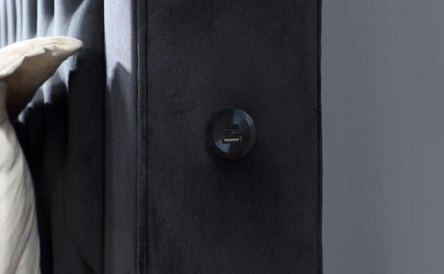 Etherea Bed Gray & Black - Time 2 Sleep (West Covina, CA)