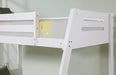 Emilee Twin/Full Bunk Bed White, Grey, Espresso, & Black - Time 2 Sleep (West Covina, CA)