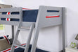 Emilee Twin/Full Bunk Bed White, Grey, Espresso, & Black - Time 2 Sleep (West Covina, CA)