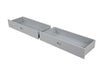 Emilee Twin/Full Bunk Bed White, Grey, Espresso, & Black - Time 2 Sleep (West Covina, CA)